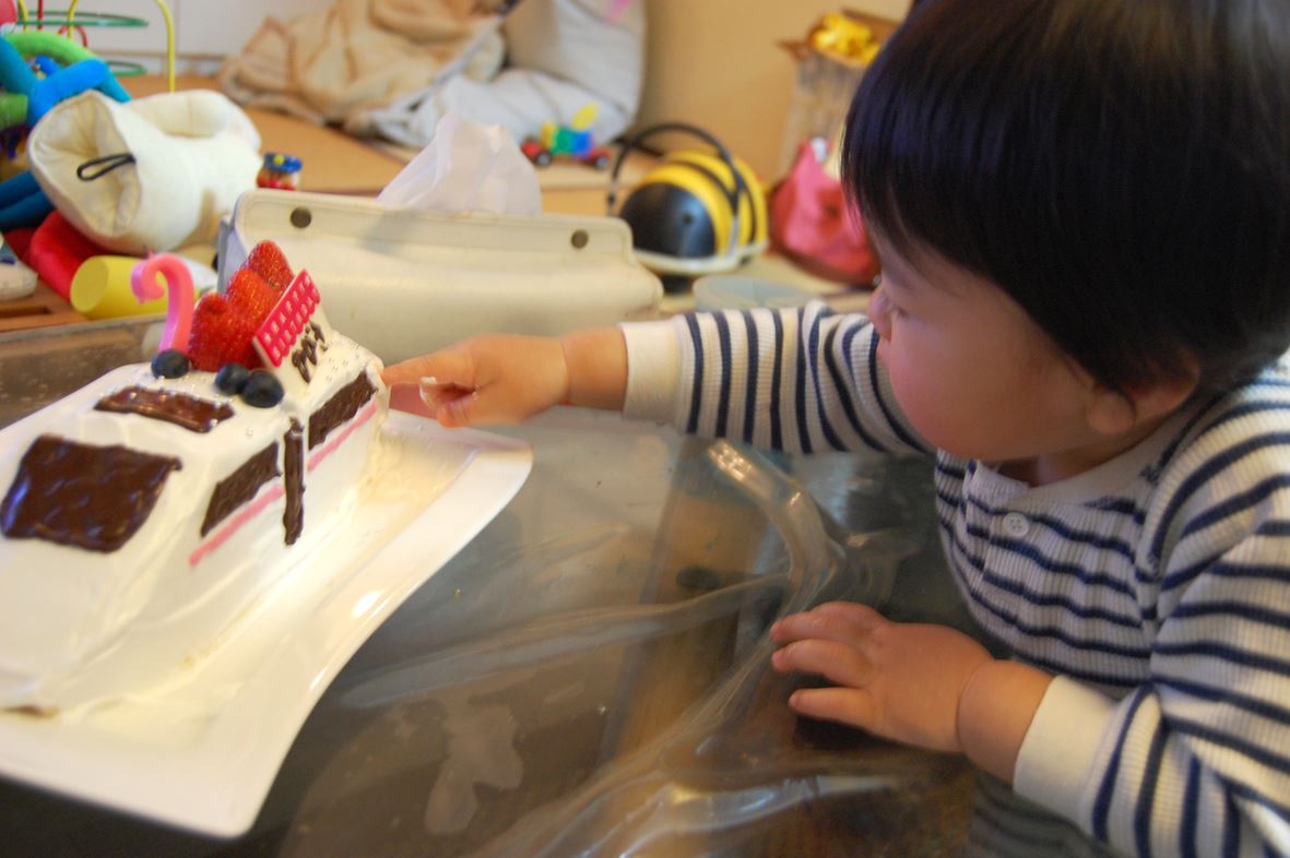 小田急ロマンスカーのケーキ ゲストストーリー 子供から家族まで自然でおしゃれに残す人生の写真館 ライフスタジオ