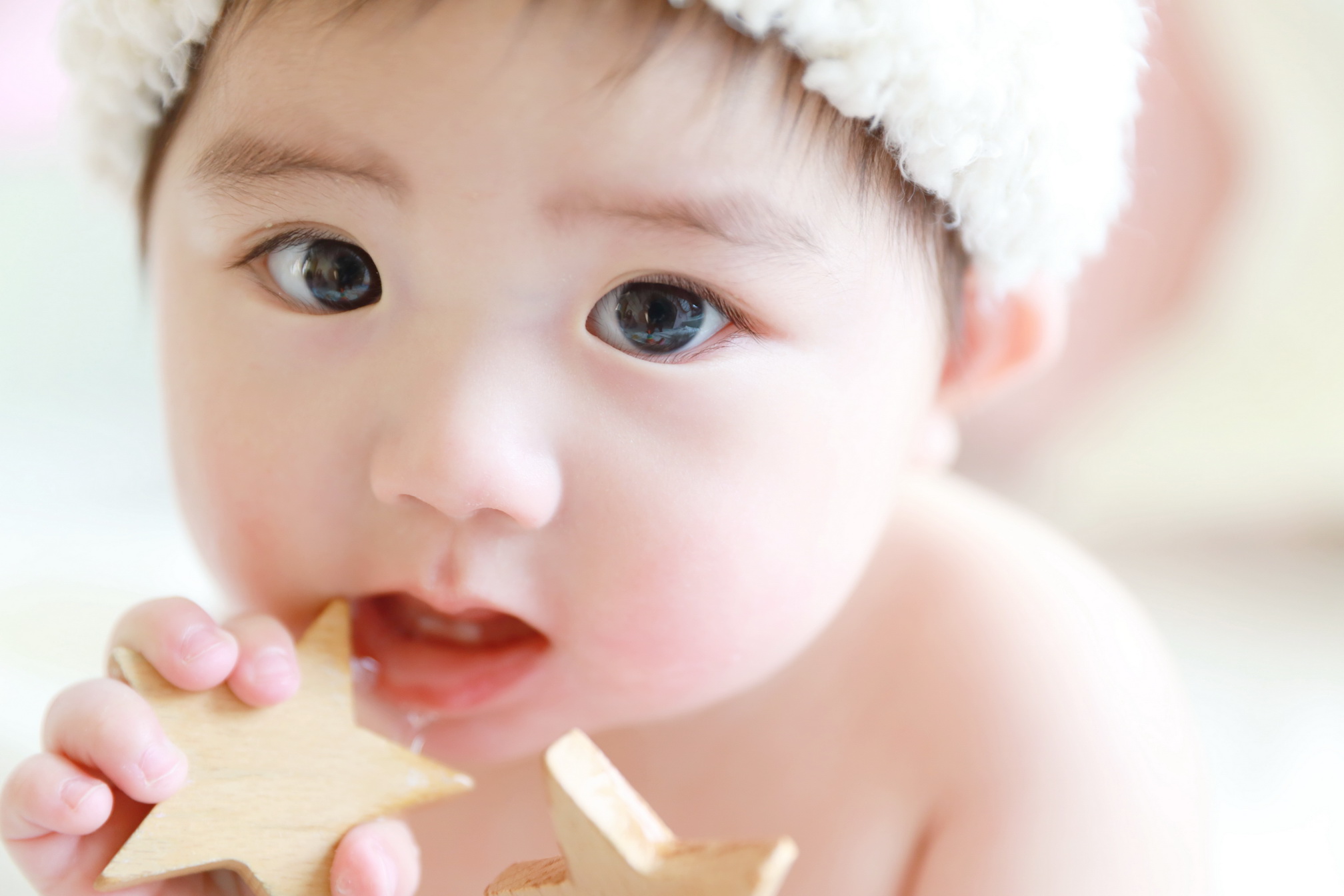 おしゃれなインテリアが自慢の子ども写真スタジオ、ライフスタジオふじみ野店の赤ちゃん写真