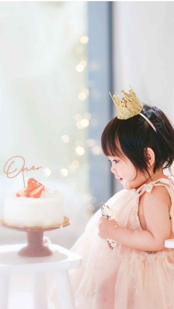 名古屋おしゃれフォトスタジオスマッシュケーキ写真