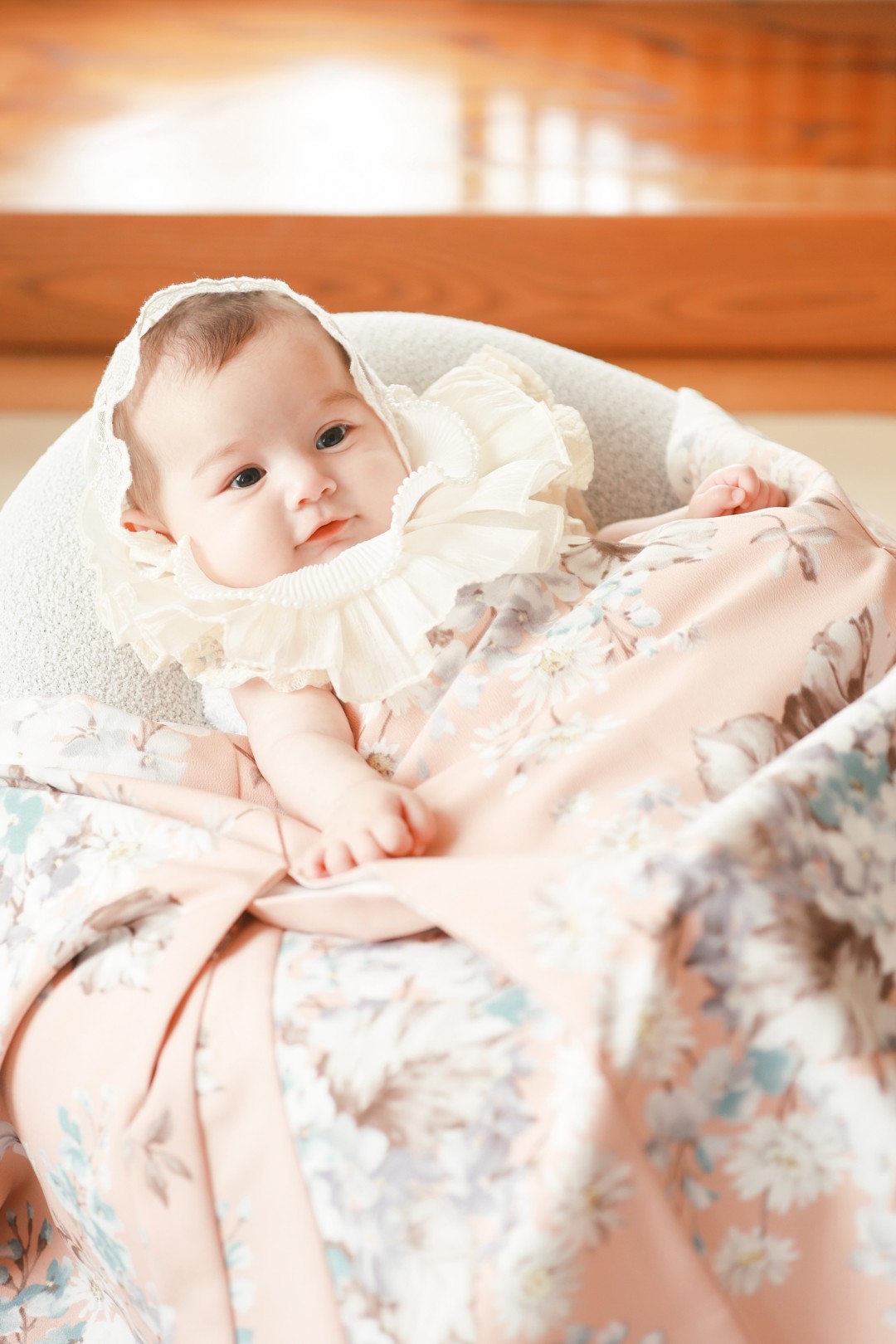名古屋おしゃれフォトスタジオで撮影した赤ちゃんのお宮参り写真