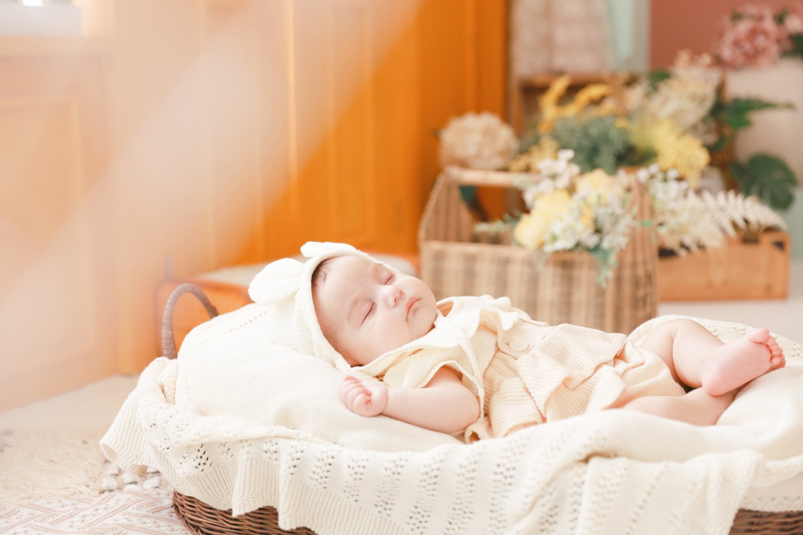 名古屋おしゃれフォトスタジオで撮影した赤ちゃんのお宮参り写真