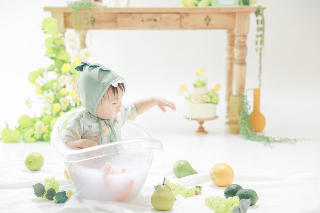 ミルクバスフォト　赤ちゃん