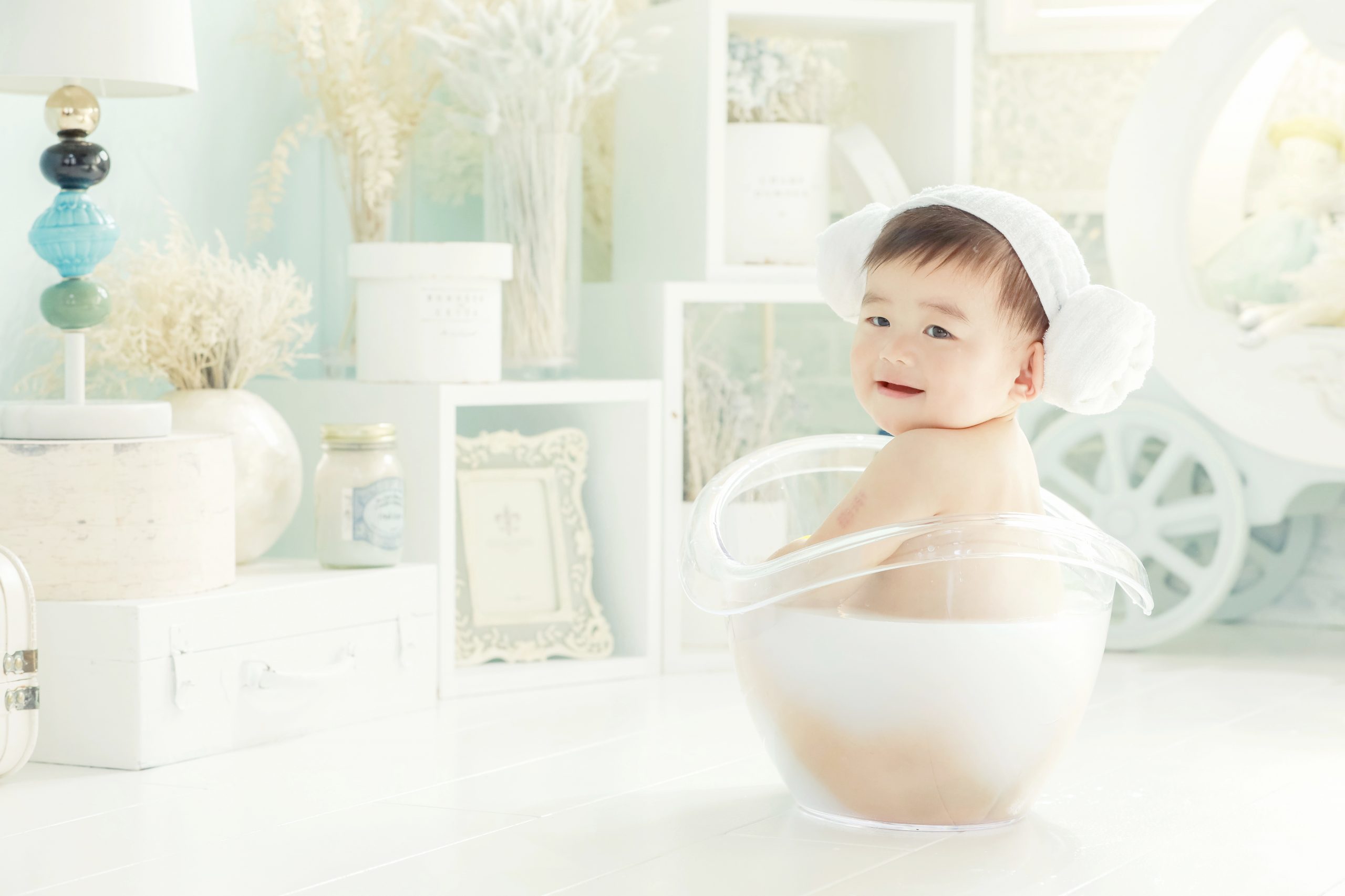 ミルクバスフォト　赤ちゃん