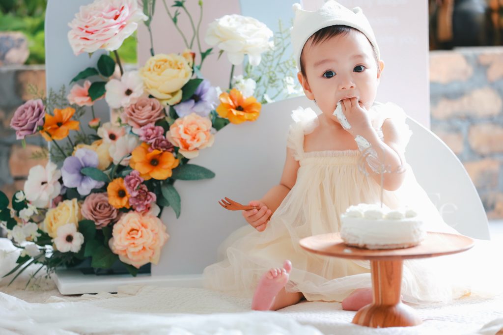 横浜フォトスタジオスマッシュケーキ写真