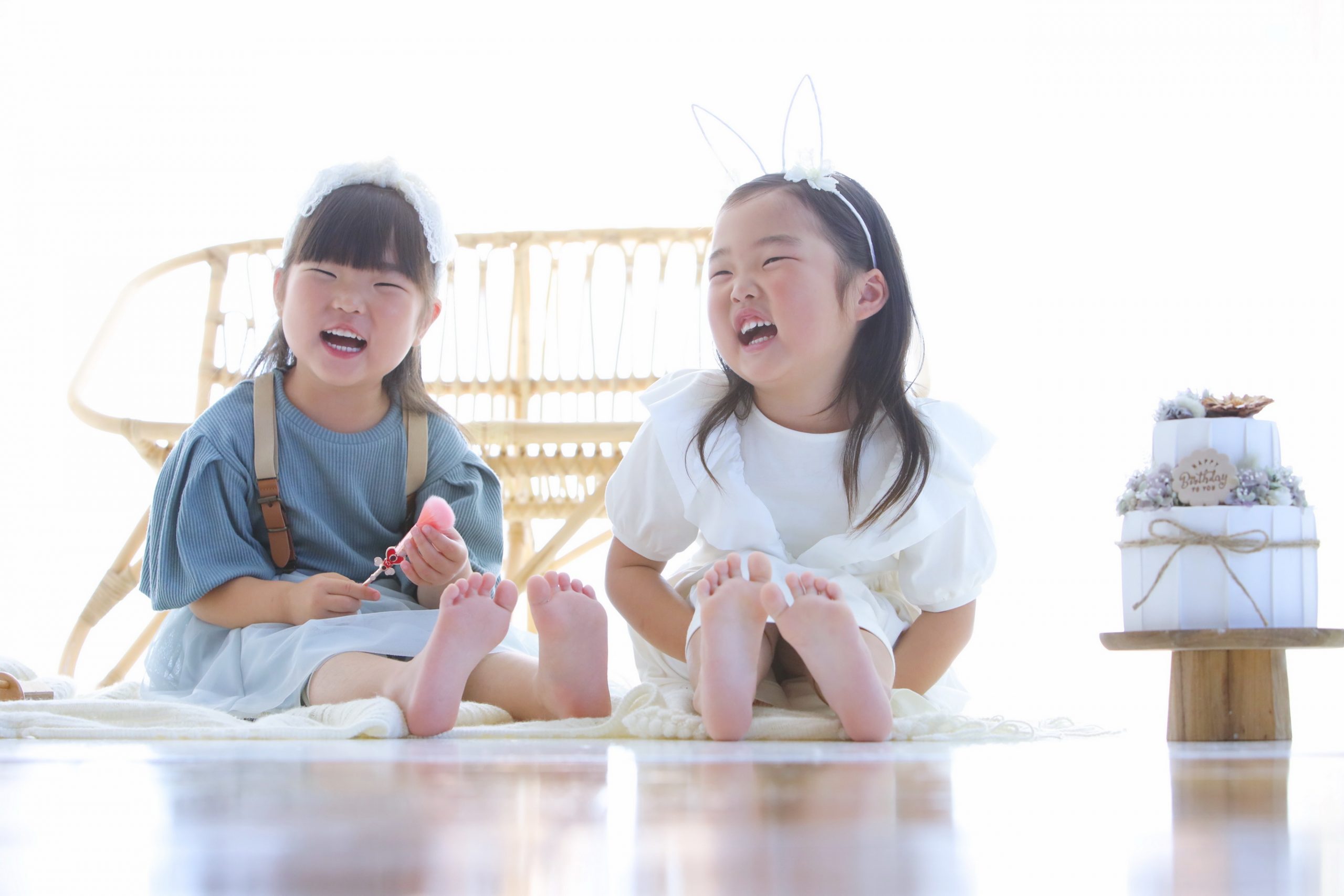 茨城県つくば市フォトスタジオ姉妹写真
