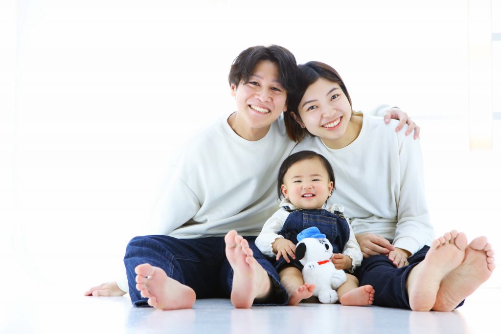 茨城県つくば市フォトスタジオ家族写真